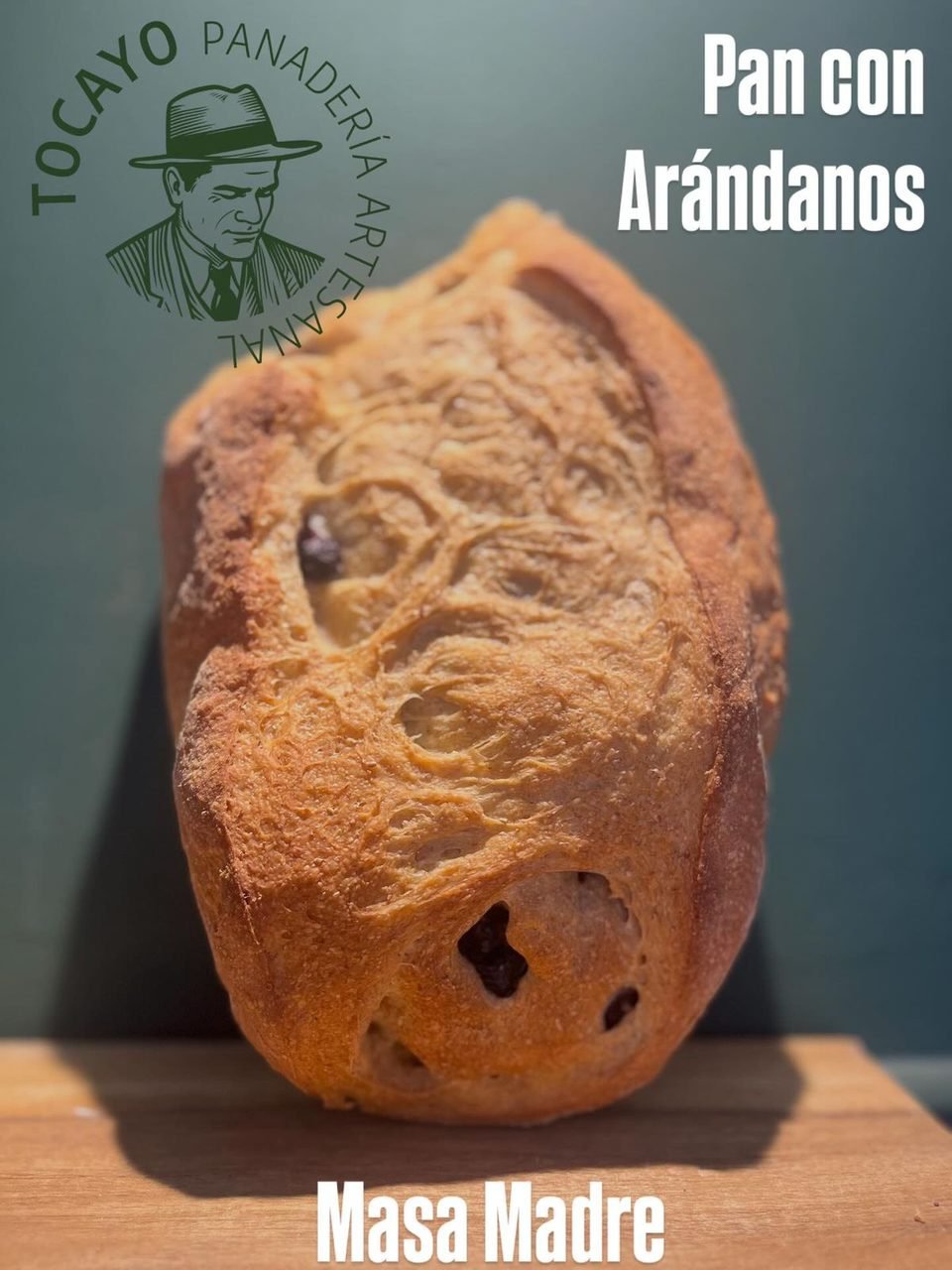 Pan con arándanos